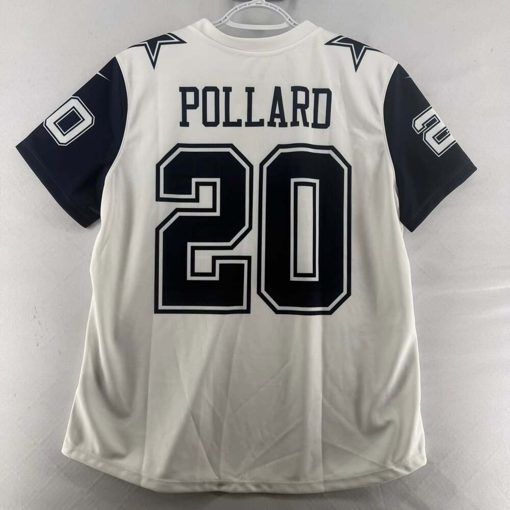 1520 Nike Dallas Cowboys Tony Pollard Women’s L White Jersey